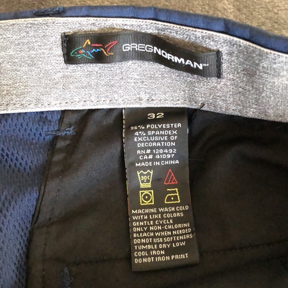 Men’s size 32 Greg Norman navy blue shorts - Picture 4 of 12